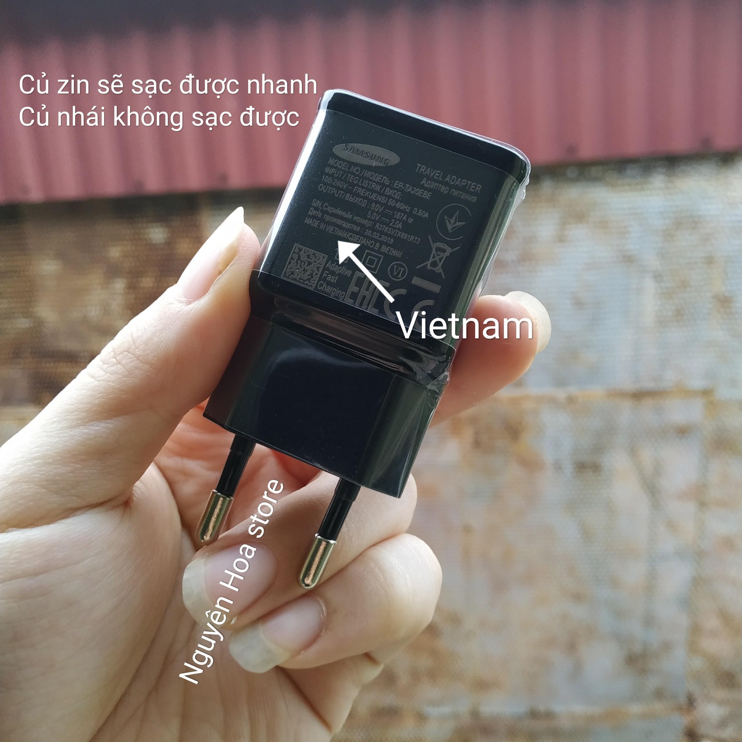 Bộ cáp sạc nhanh Type C Samsung galaxy S9/ S9 Plus S10 S10 Plus QuickCharge 3.0