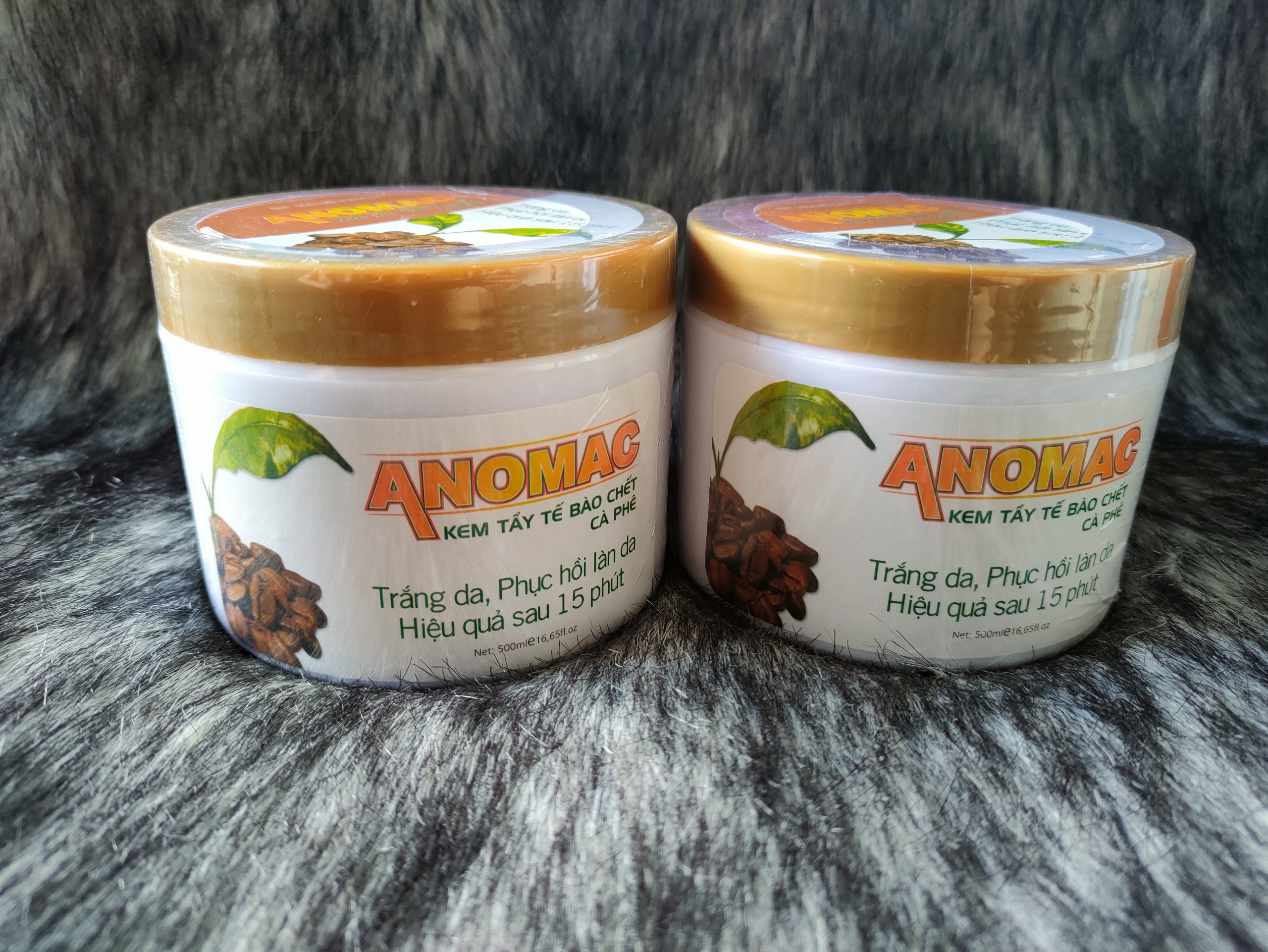Kem tẩy tế bào chết Anomac cafe 500g