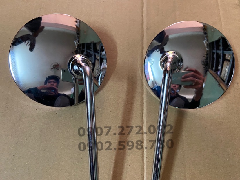 [HCM] [HCM]Kính chiếu hậu tròn zin cho Cup đời mới 67 & CD Benly (1cặp)