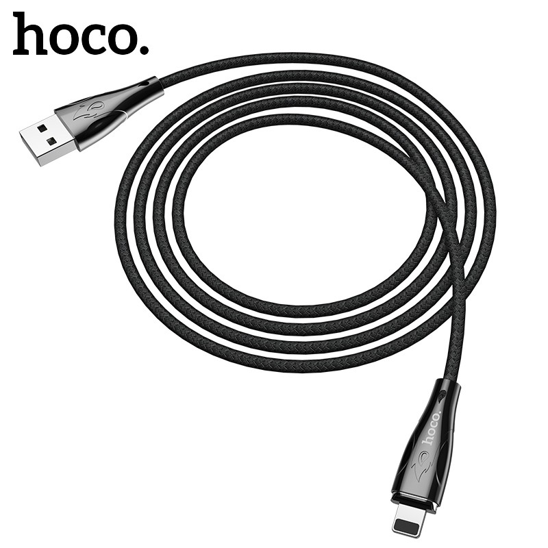 [HCM]CÁP SẠC NHANH DÂY DÙ NAM CHÂM HOCO U75 - 3.0A DÀI 1M2 ( LIGHTNING)