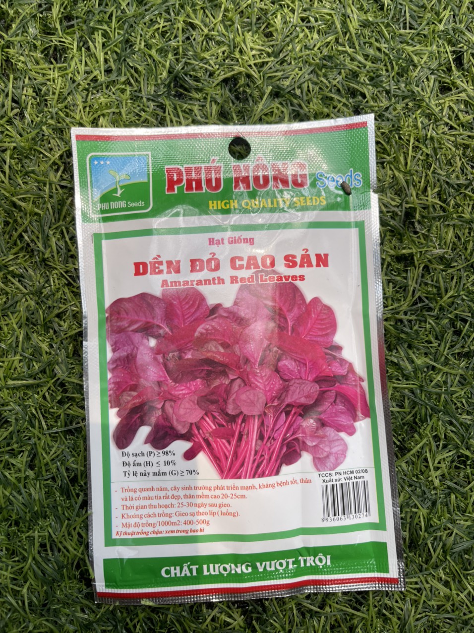 Hạt giống rau dền F1 đủ các loại/ hạt giống Phú Nông