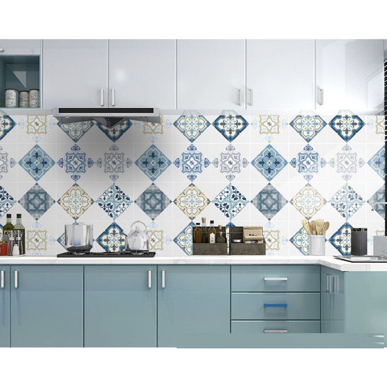Decal Dán Bếp Hoa Văn Cực Đẹp - 60 X 200Cm