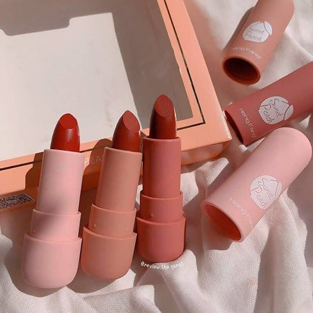 Set 3 Cây Son Sáp Hengfang Sweet Peach