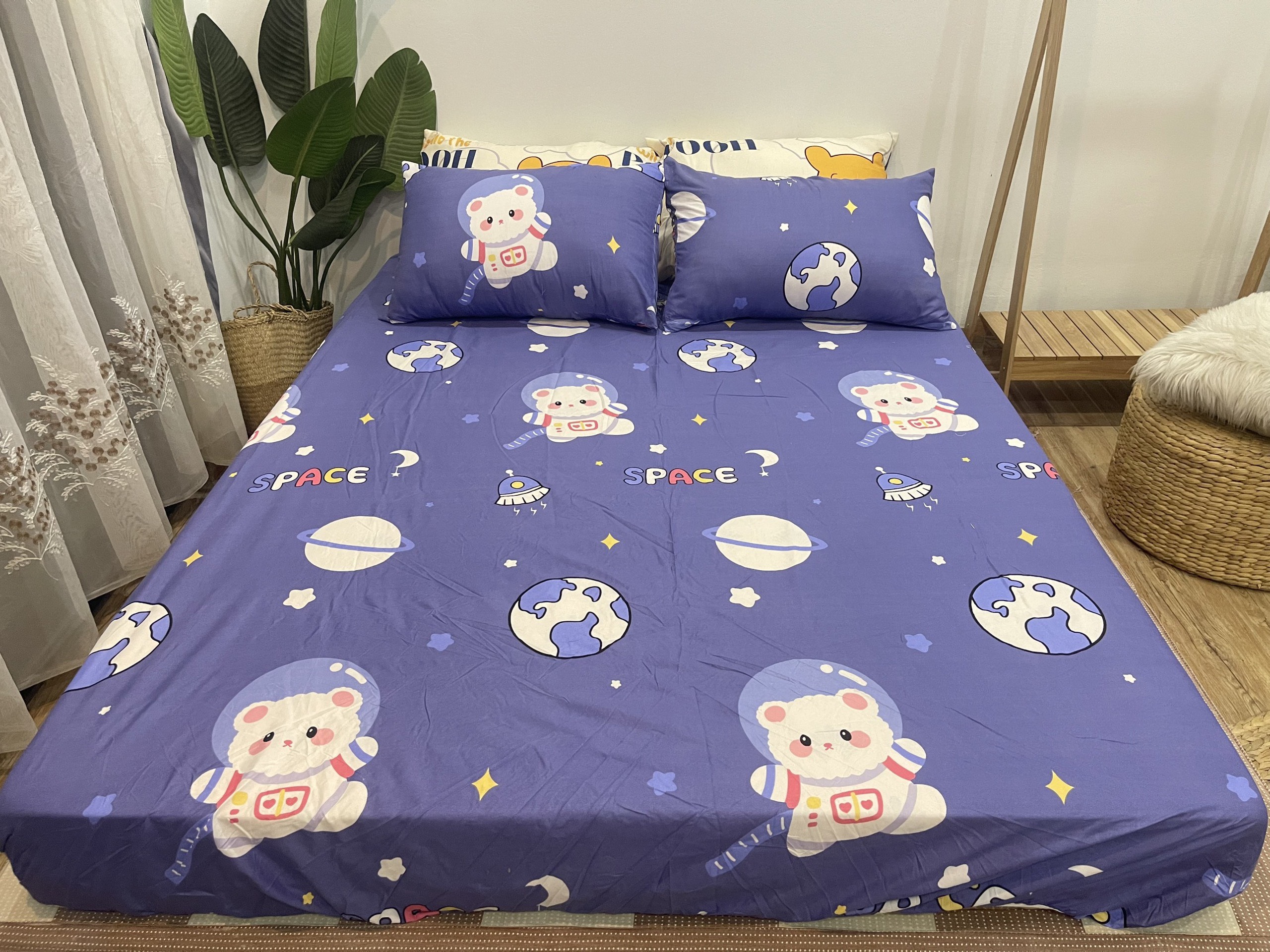 Bộ ga gối 3 món 1m6 1m8 2m2