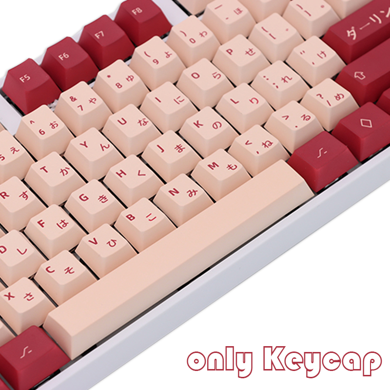 Darling Keycaps Cherry Profile Dye Sub PBT Keycap For GMK Cherry MX Switch 108 Mechanical Keyboard