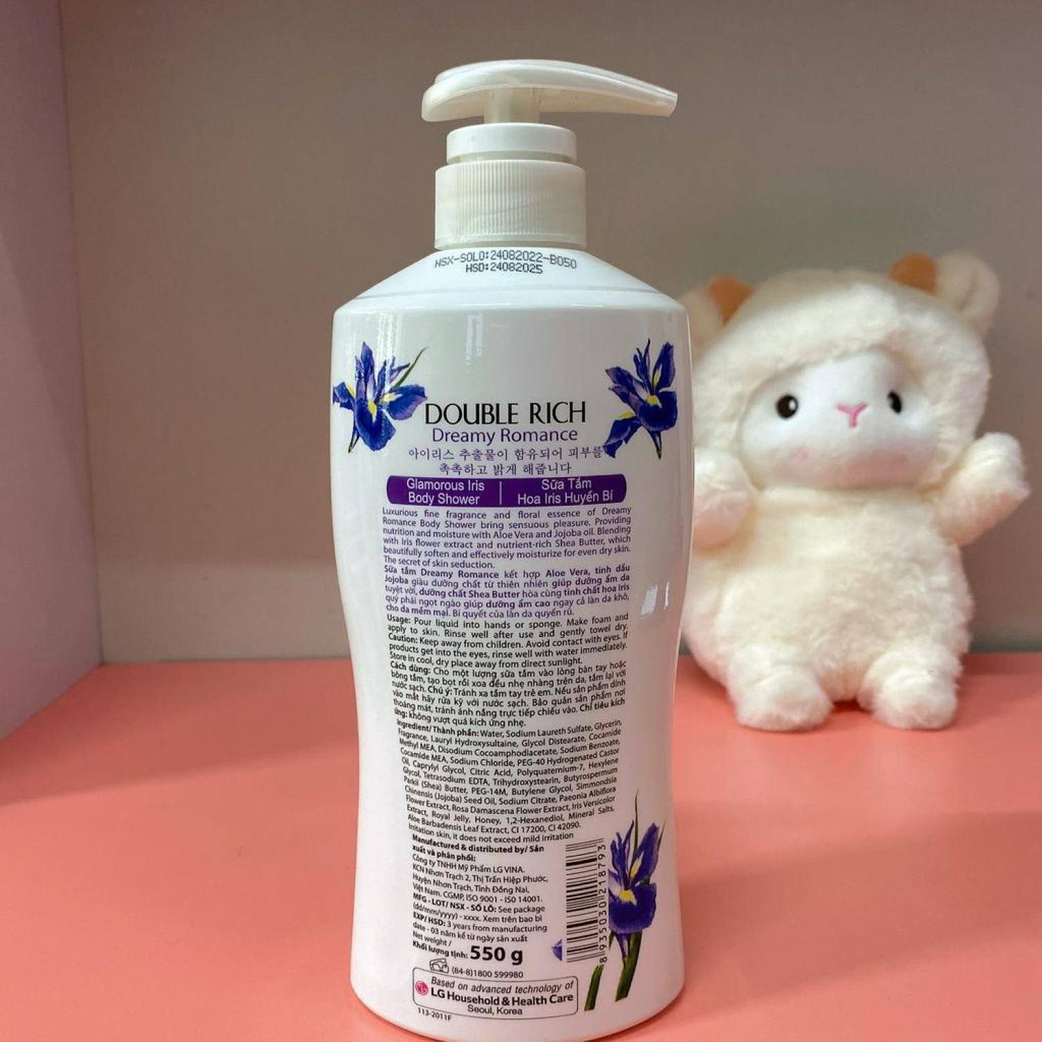 Sữa tắm Double Rich hương hoa 550g