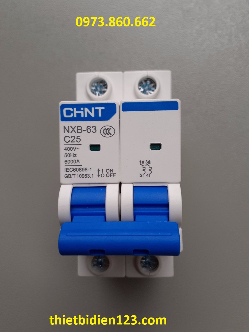 Aptomat CHINT NXB 1P/2P 16A~63A