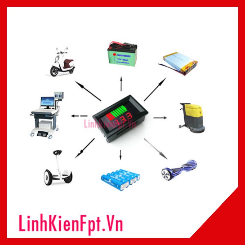 Đồng hồ đo dung lượng bình acquy 12-60v