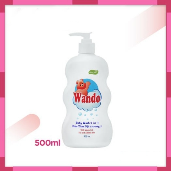 Dầu Tắm Gội 2 trong 1 WANDO 500ml