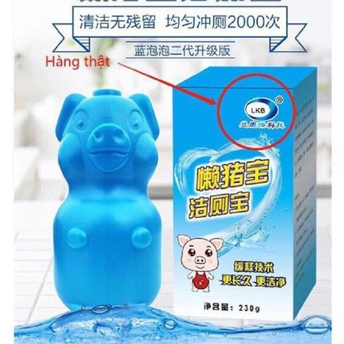 Chai tẩy bồn cầu hình heo