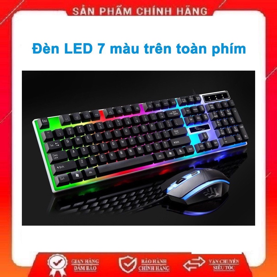 Bộ Bàn phím và Chuột giả cơ nút tròn G21 - 2019 LED chế độ 7 màu siêu đẹp và sang trọng