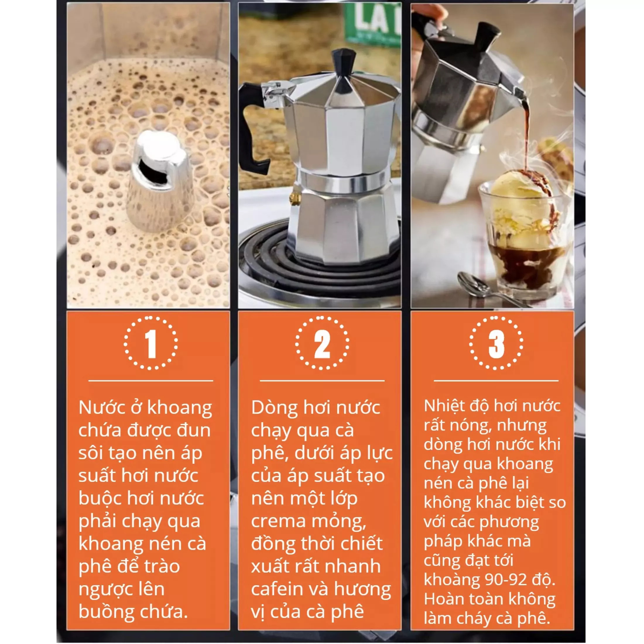 Bình pha cà phê - ấm pha trà kèm bếp điện đa năng - Máy pha cà phê mini - Bình trà - Pha cafe - Dụng cụ pha cà phê - caffee pot