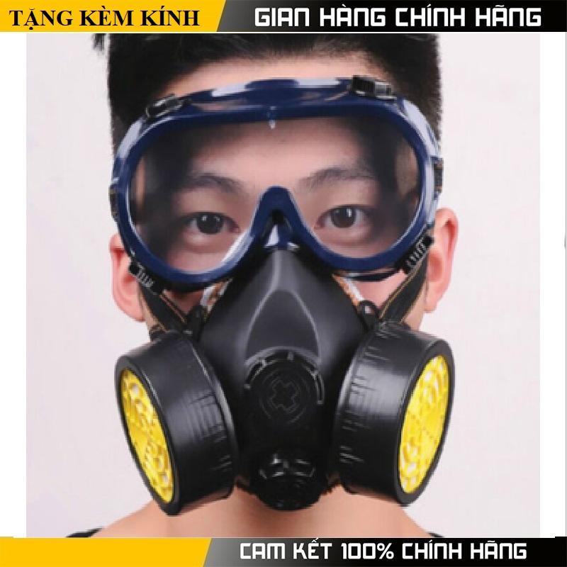 Mặt nạ chống độc có kính