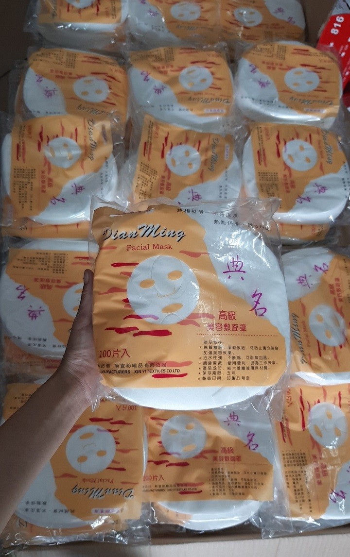 Mặt nạ giấy cao cấp - combo 100 miếng