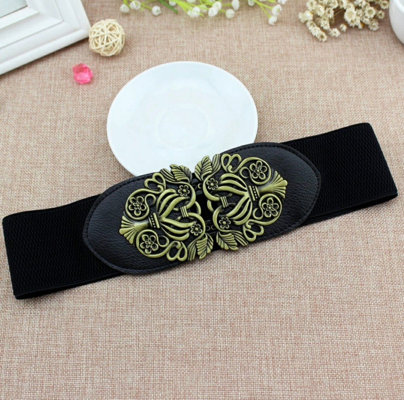 Thắt lưng dây nịt nữ đẹp mặc đầm váy thời trang Hàn Quốc