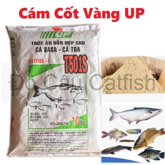 Cám cốt vàng upt501s dạng bột-cám cốt vàng câu cá-thức ăn cá-mồi câu cá tra