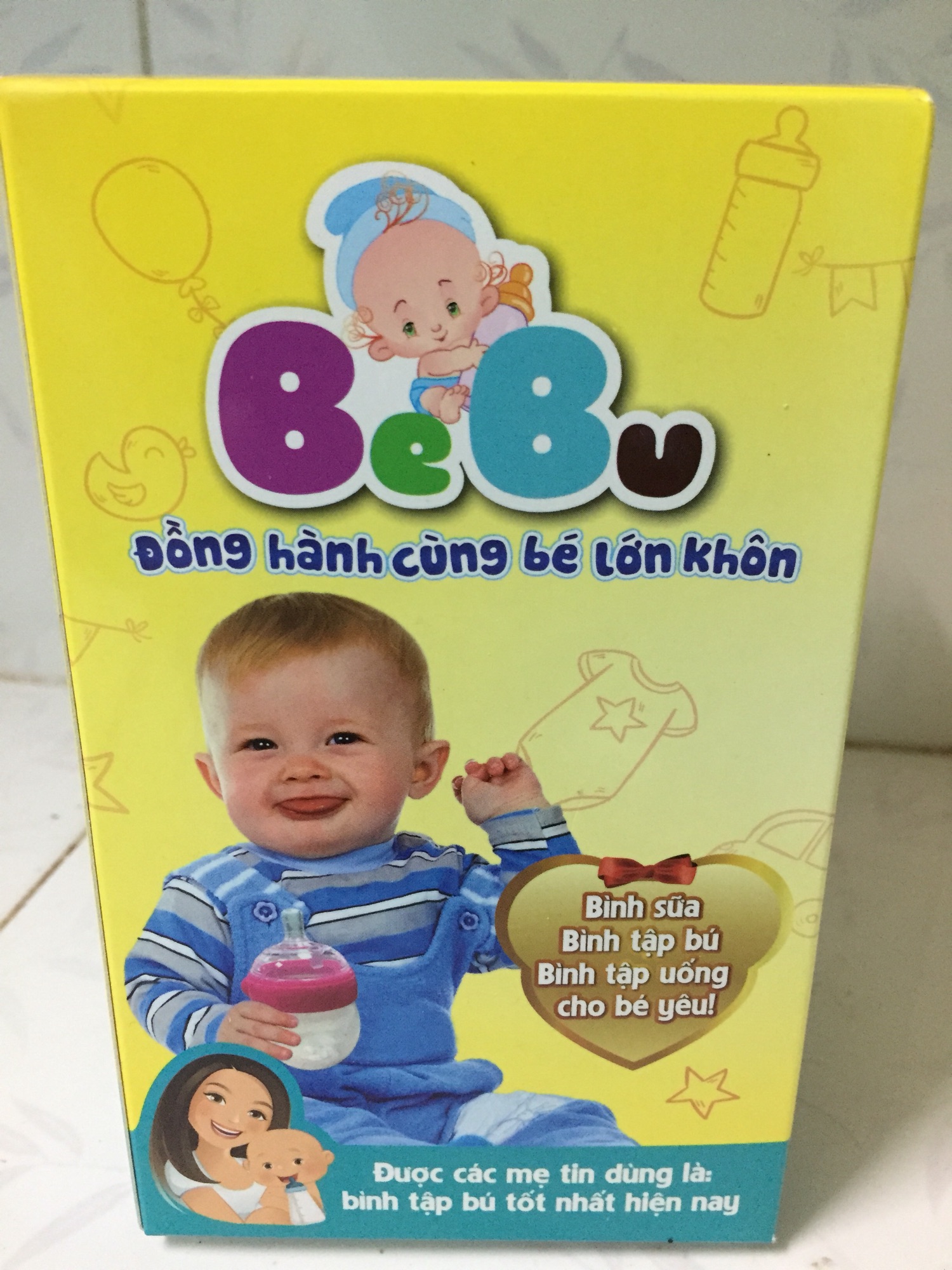 Bình sữa Bebu - ti mềm như ti mẹ