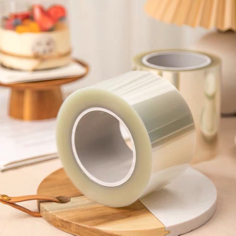 [Freeship + Quà Tặng 10k ]Cuộn mica bọc thành bánh mousse cao 8cm