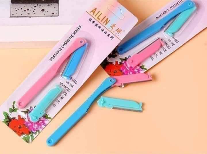 Dụng Cụ Tỉa Cạo Lông Mày 2 Lưỡi An Toàn