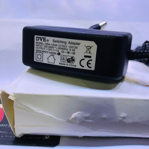 [FREESHIP]Nguồn camera 12v 1A DVE - bảo hành 1 năm