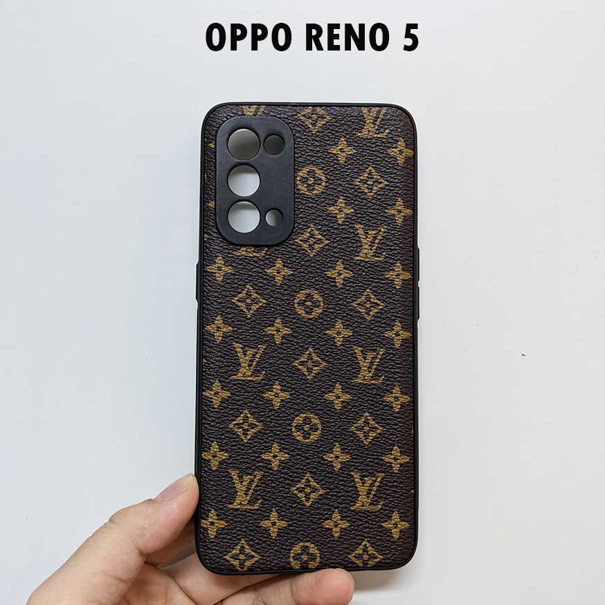 Ốp lưng dẻo in sần LV Oppo Reno 5
