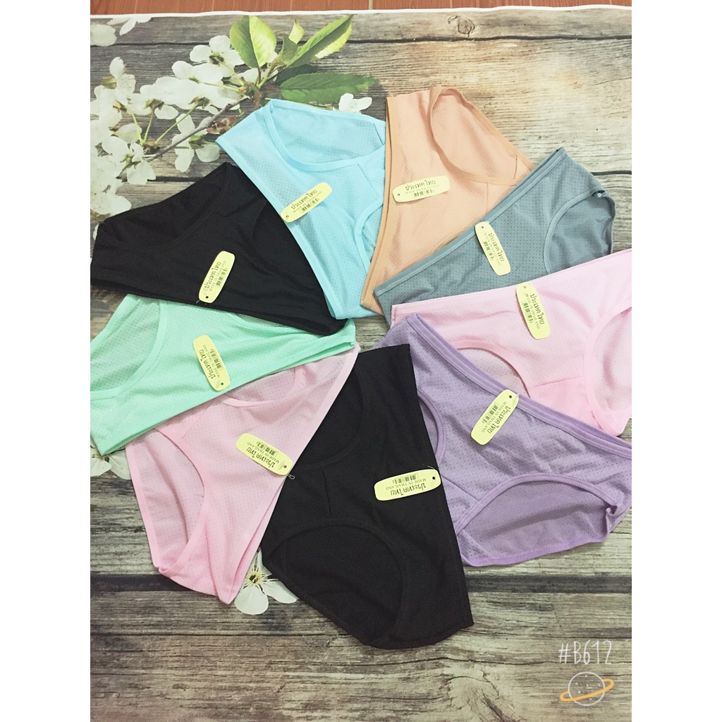 combo 10 quần lót cotton thông hơi
