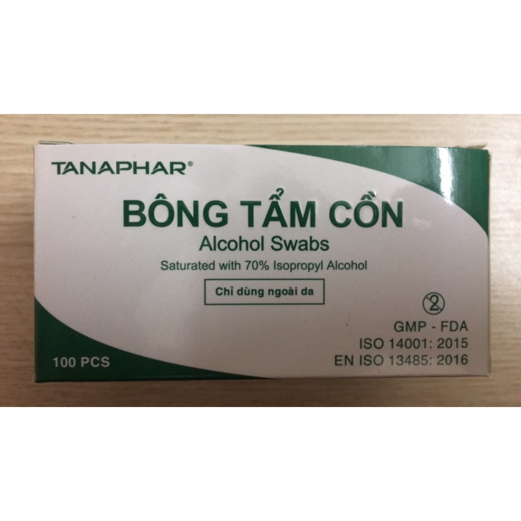 Cồn khô bông tẩm cồn tiệt trùng