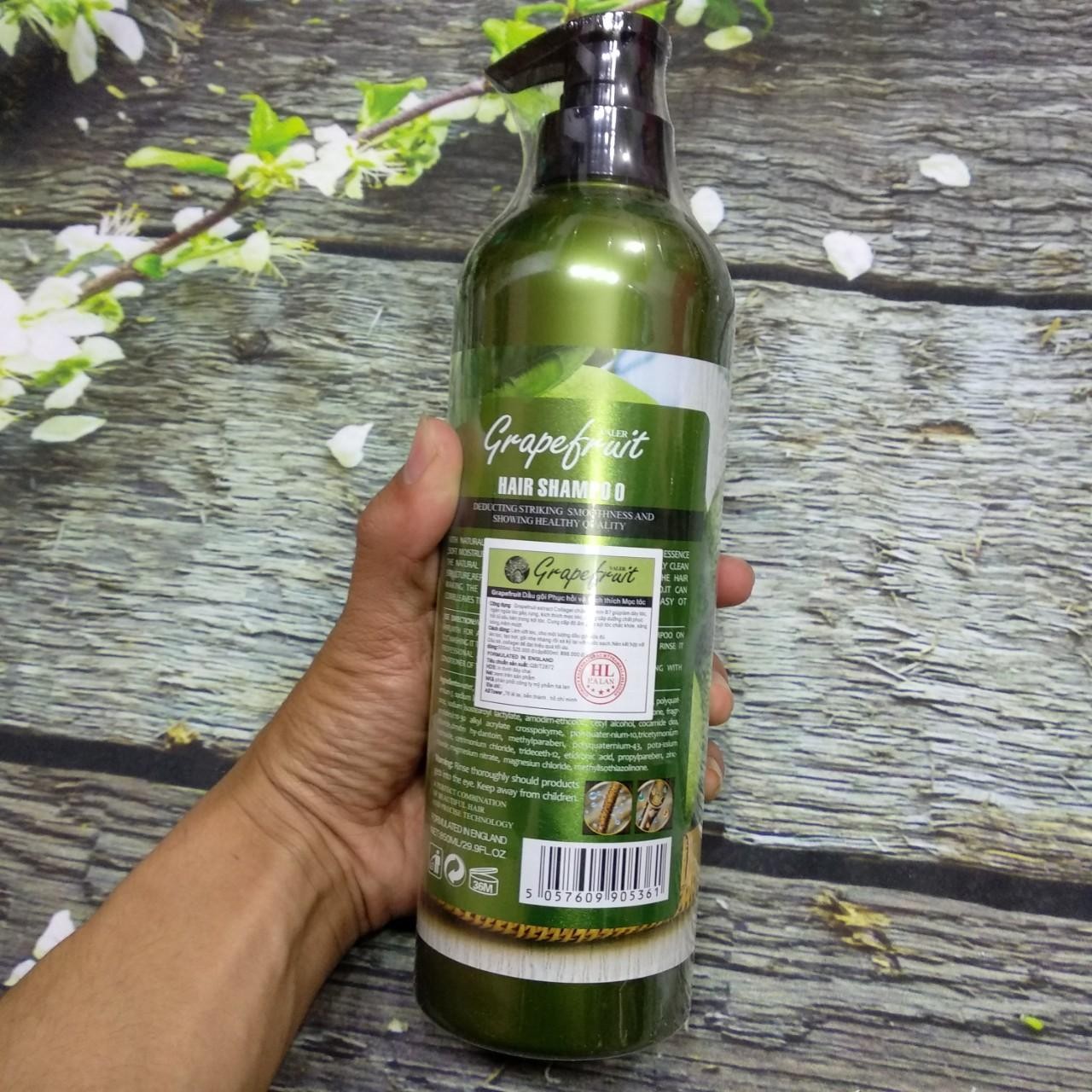 [HCM]Bộ Dầu Gội Xả Bưởi Bưởi Kích Thích mọc tóc Grapefruit 850ml