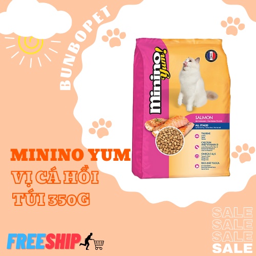 Hạt minino yum - vị cá hồi 350g
