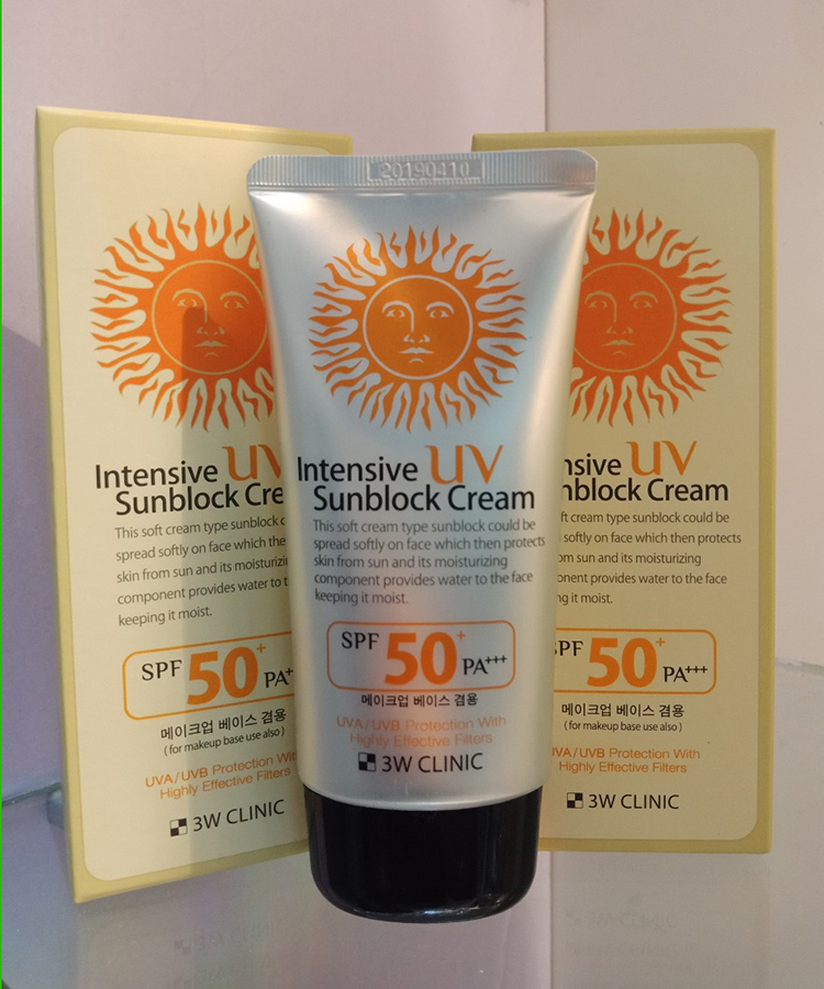 Kem Chống Nắng 3W Clinic Intensive UV 70ml