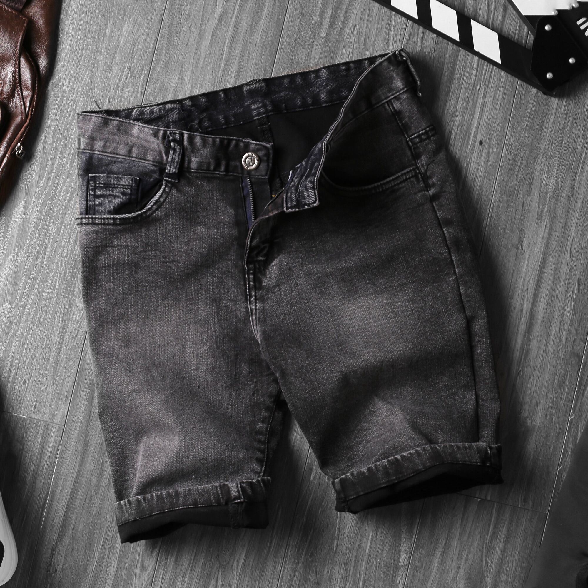 [HCM]Quần short jean nam vải giản cao cấp HT 90