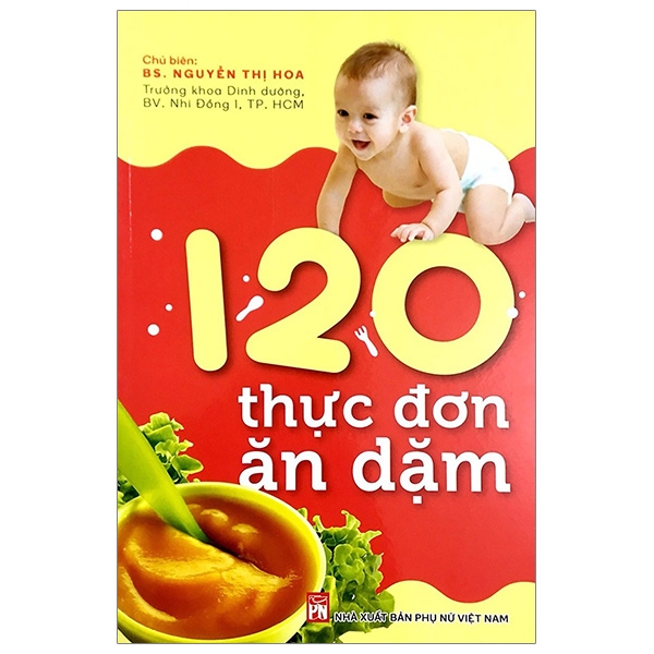 Fahasa - 120 Thực Đơn Ăn Dặm (Tái Bản)