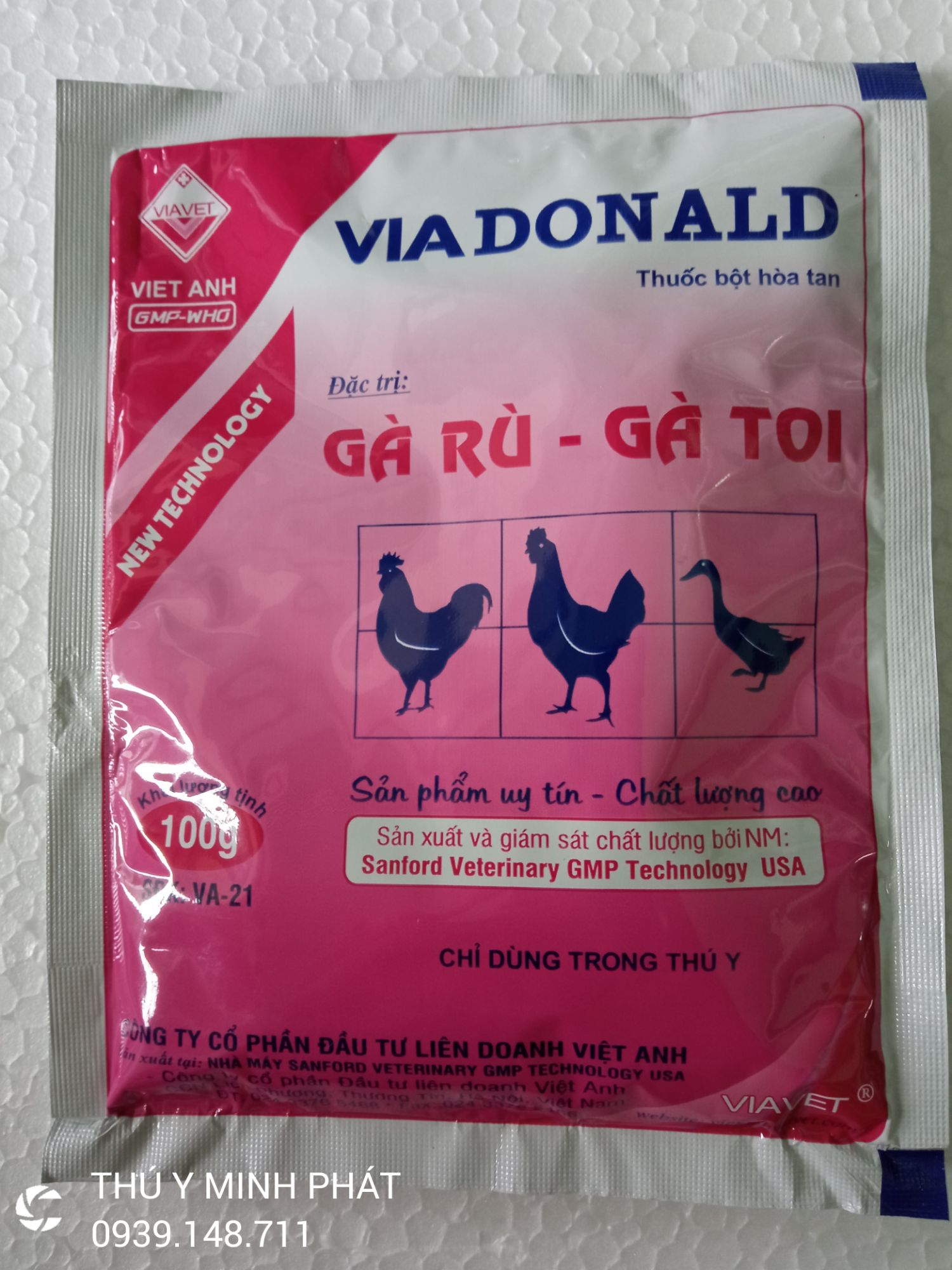 GÀ RÙ GÀ TOI VIADONALD GÓI 100g