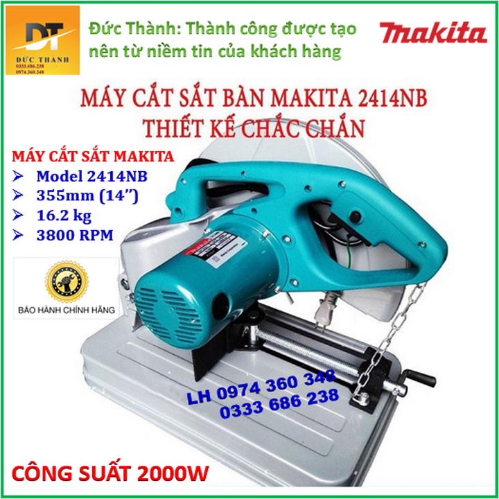 Máy Cắt Sắt Bàn Makita 2414Nb 200W