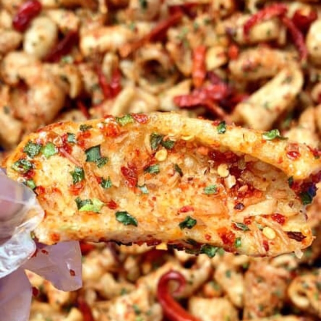 1kg Da heo ớt hành chiên giòn