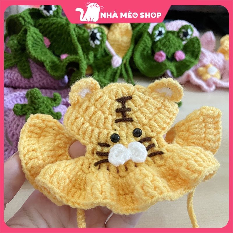 Cute handmade pet beanie