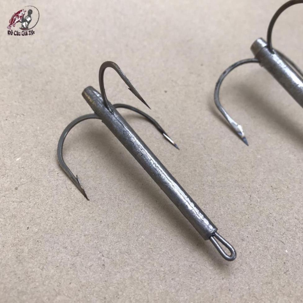 Lưỡi ba tiêu câu cá Lưỡi câu lục chất lượng chống gỉ hàng đẹp t_ shop đồ câu Phía bắc