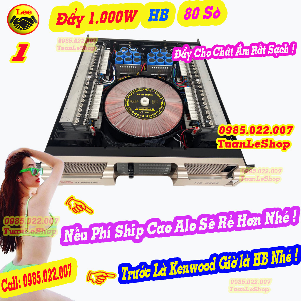DAY CONG SUAT LON 4 KENH 80 SO– ĐẨY 1000W MỖI KÊNH – ĐẨY CÔNG SUẤT LỚN 4 Kênh 80 SÒ HB1000