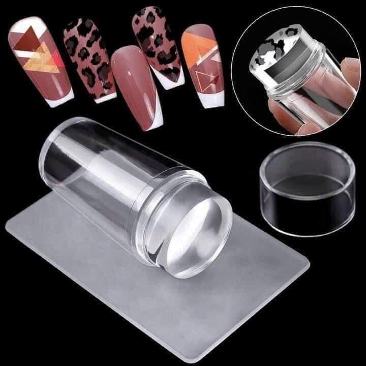 Con dấu in móng tay silicon in họa tiết nail