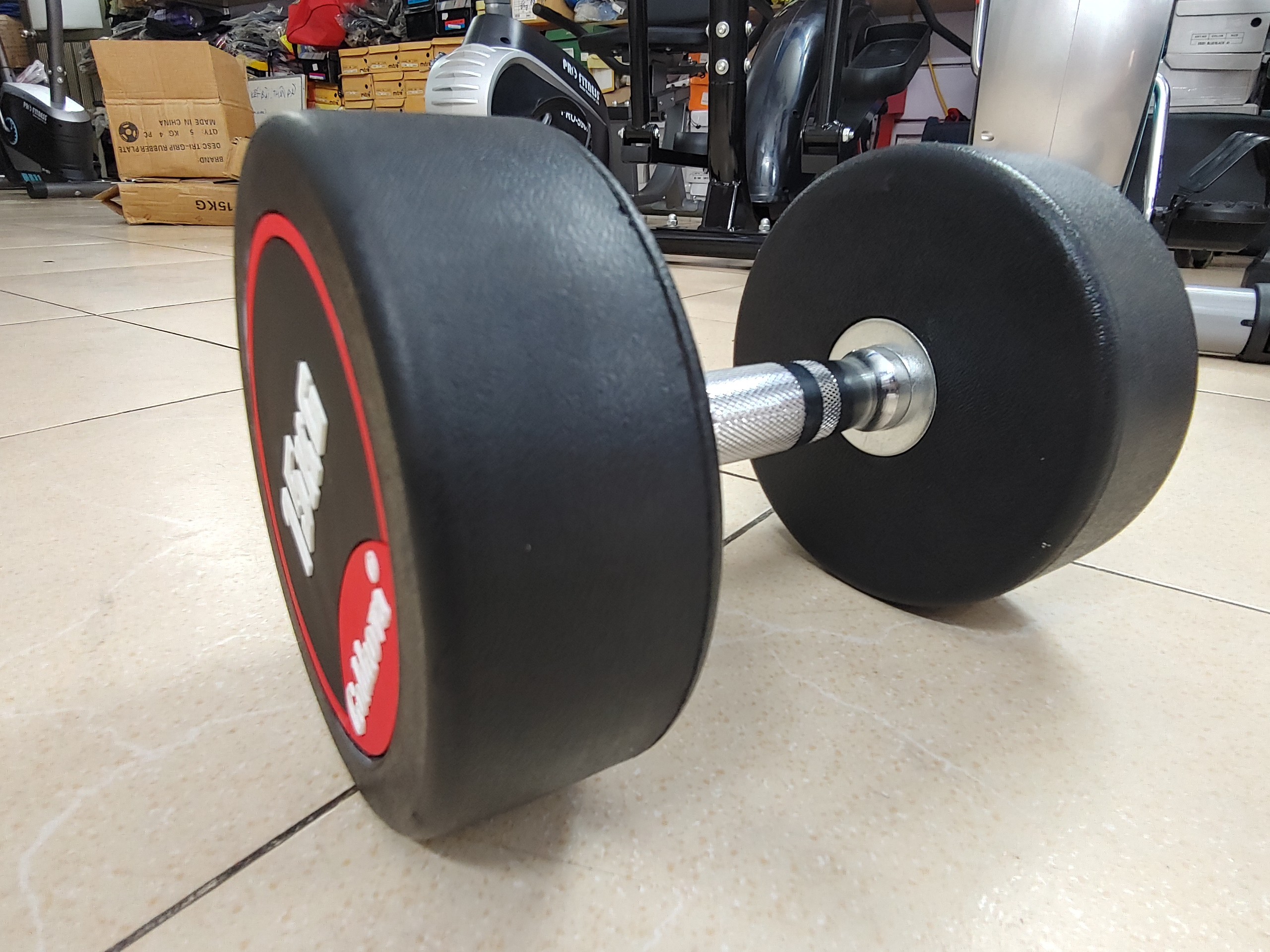 Tạ tay bọc cao su Goldnova loại 5kg (Giá bán của 1 cặp tạ tay)