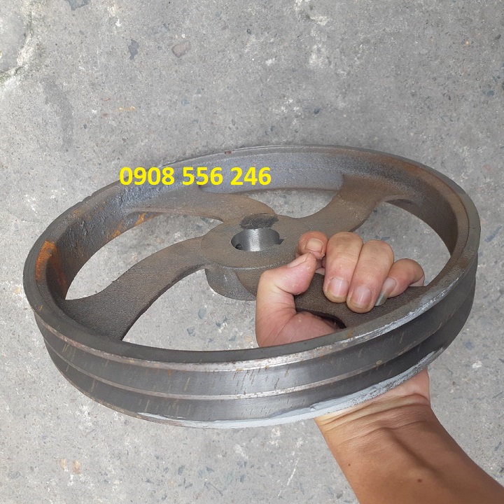 Puly 30 phân cốt 35mm 2 rãnh B