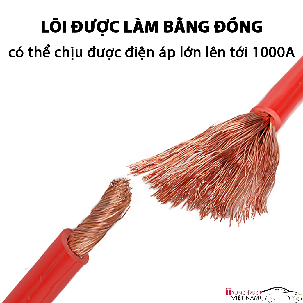 Bộ Dây Câu Bình Ắc Quy 1000A - Trung Đức VN