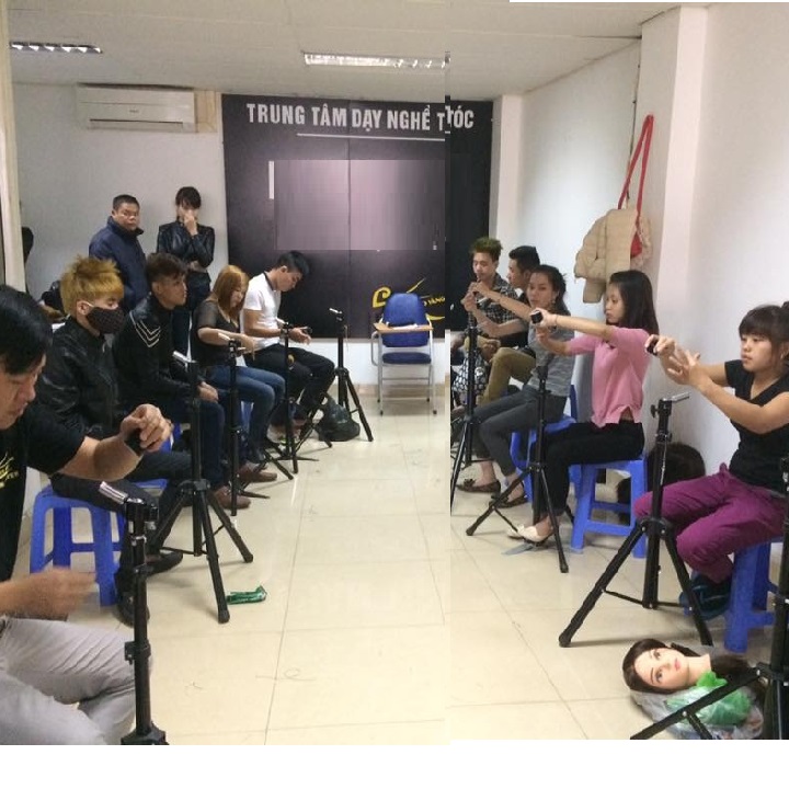 ĐẾ CHÂN MANOCANH HỌC CẮT TÓC - Màu đen
