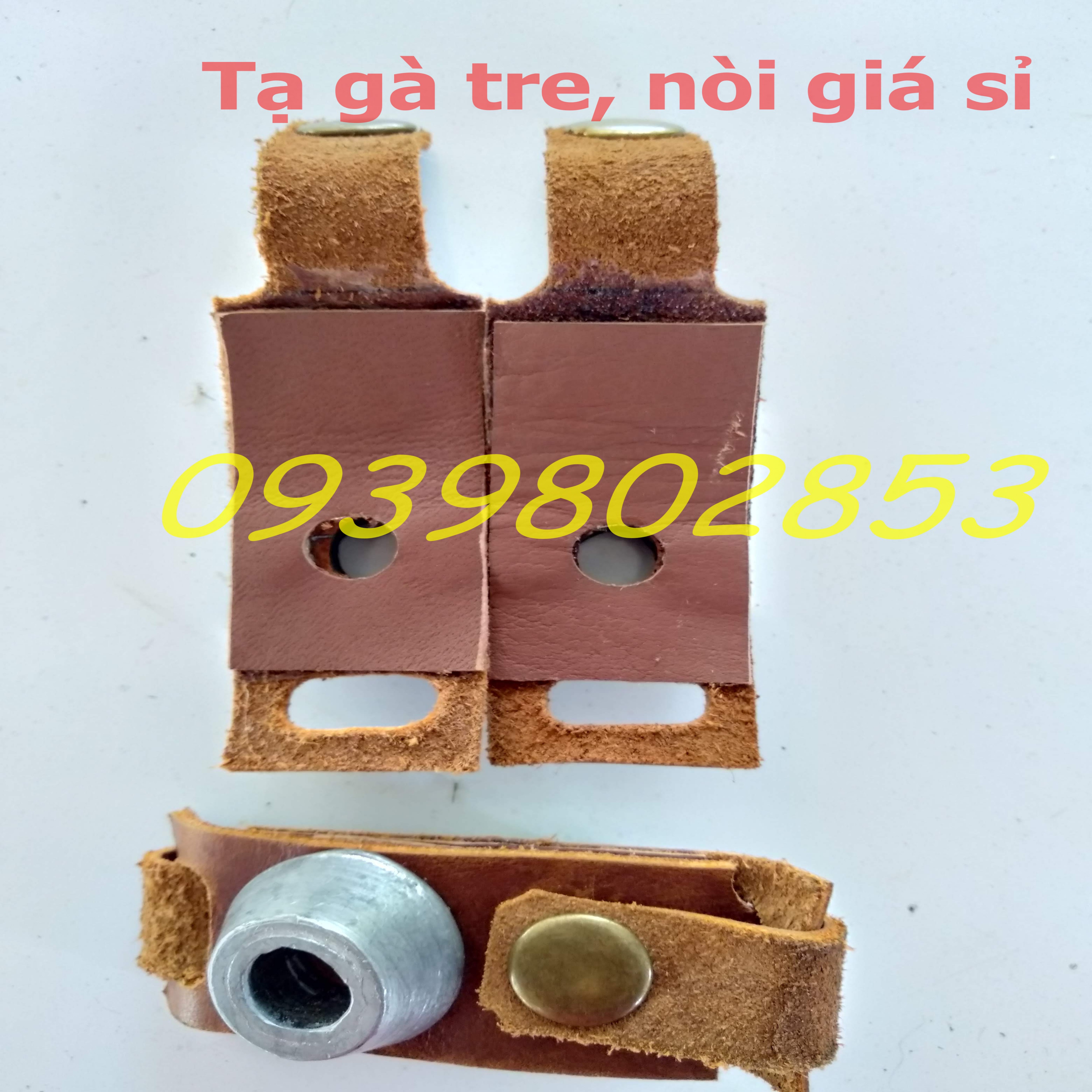 Tạ chì cho gà tre [ DA BÒ, NÚT KIM LOẠI] BỀN CHẮC