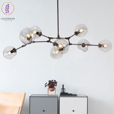 Đèn thả cành táo 6 Bòng đèn thả 8 bóng