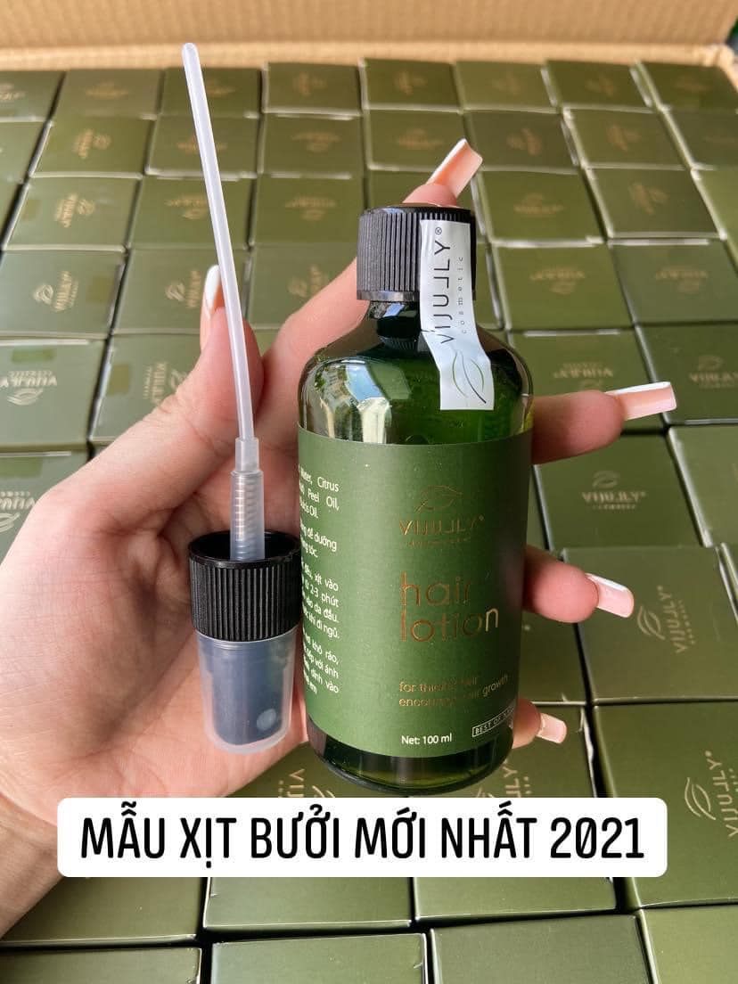 [CHÍNH HÃNG] tinh dầu xịt bưởi vijully dưỡng tóc và mọc tóc