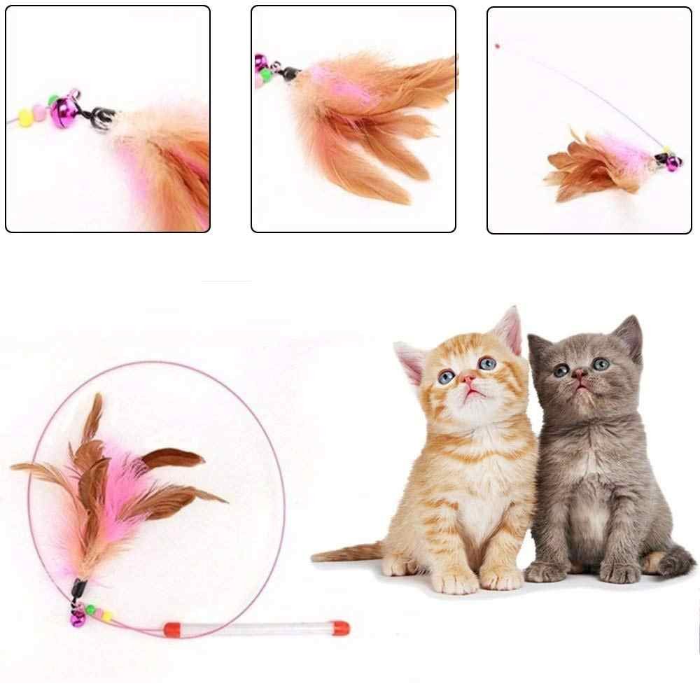 [HCM]Cần câu trêu mèo lông vũ dây thép