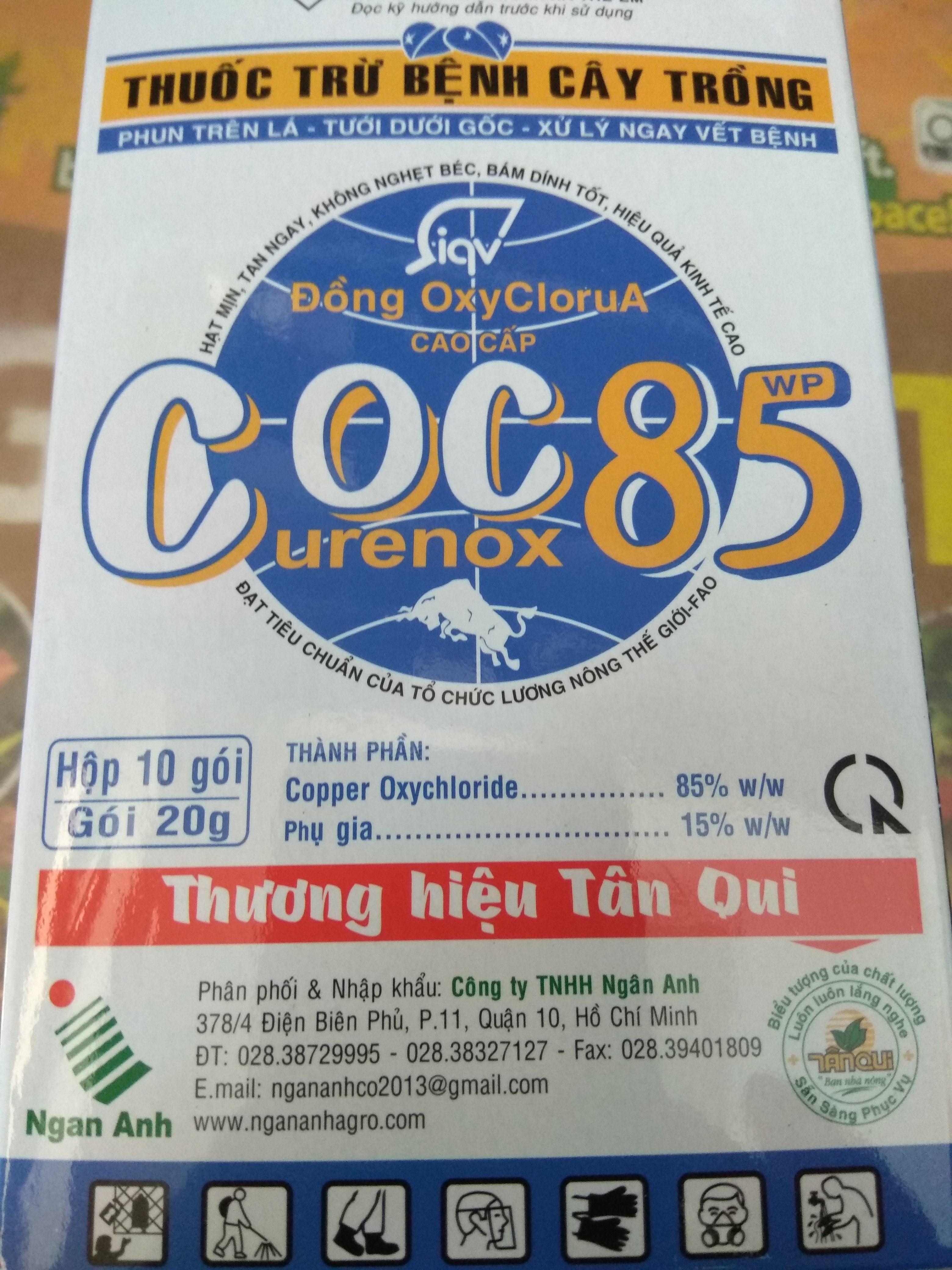 THUỐC TRỪ BỆNH CÂY TRỒNG - COC85 GÓI 20 GRAM