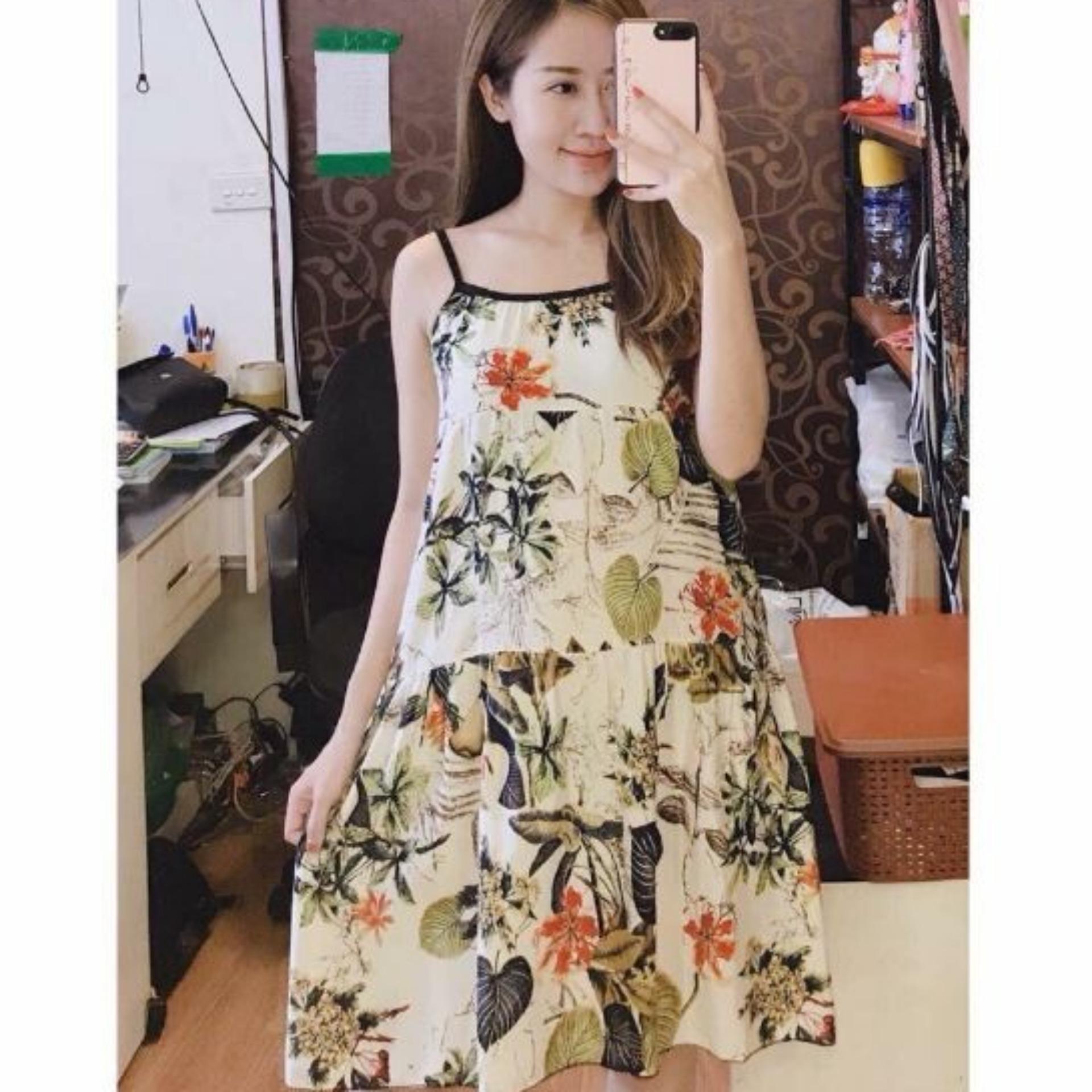 Váy bầu đầm bầu hè mềm mát