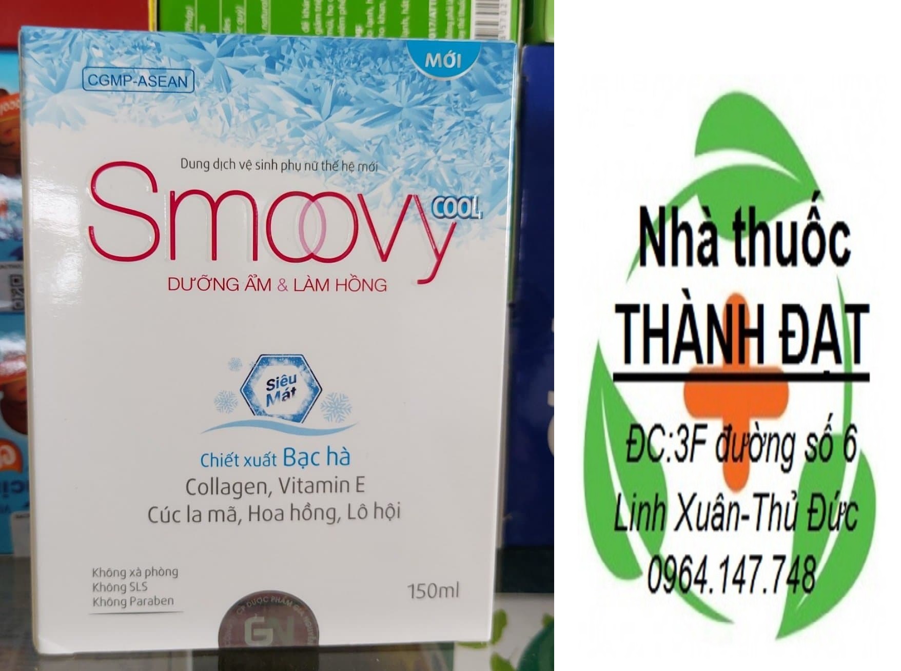 [Lấy mã giảm thêm 30%]smoovy cool dung dịch vệ sinh phụ nữ thế hệ mới